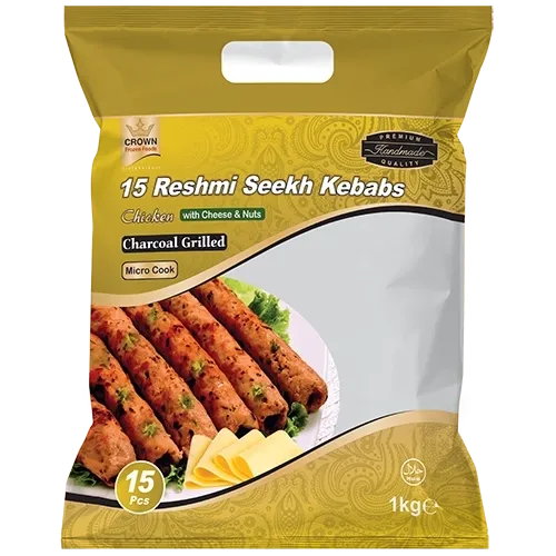 Screenshot of Chicken Reshmi Seekh Kebabs